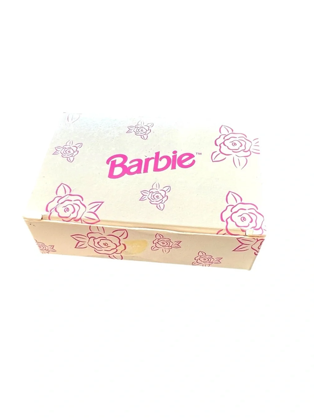 Avon Barbie Faux Pearl Youth Bracelet with Original Box & Pink Storage Bag